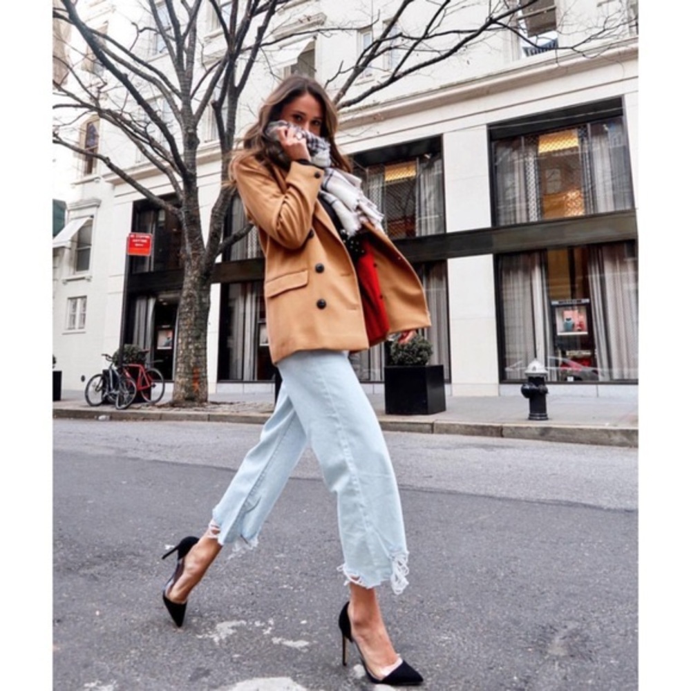 DL1961 “Hepburn” High Rise Wide-Leg Jeans Palermo